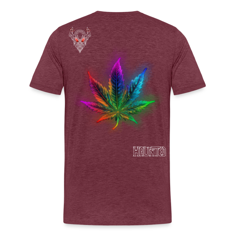 Man T-Shirt La Bonne Beuh - Bordeauxrot meliert