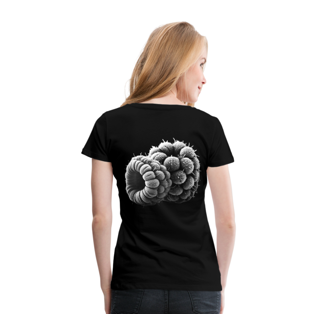 Women T-Shirt Frozen Berries - Schwarz