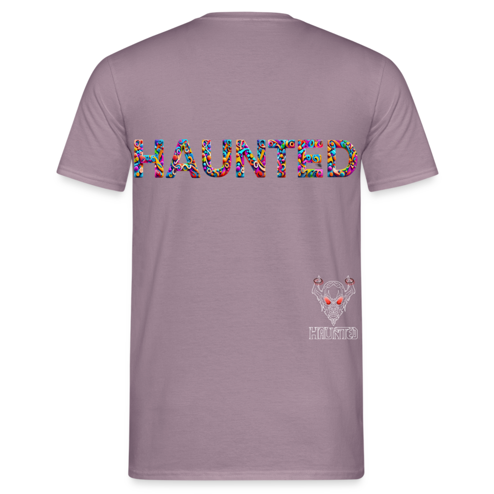 Men T-Shirt Haunted Doodle Dreams - Lilagrau 