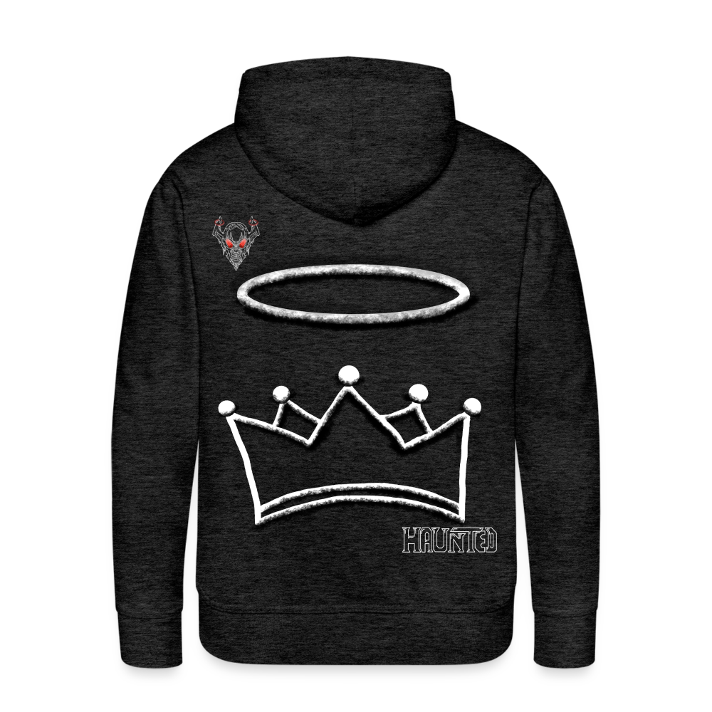 Man Hoodie Crown and Ring Light - Anthrazit