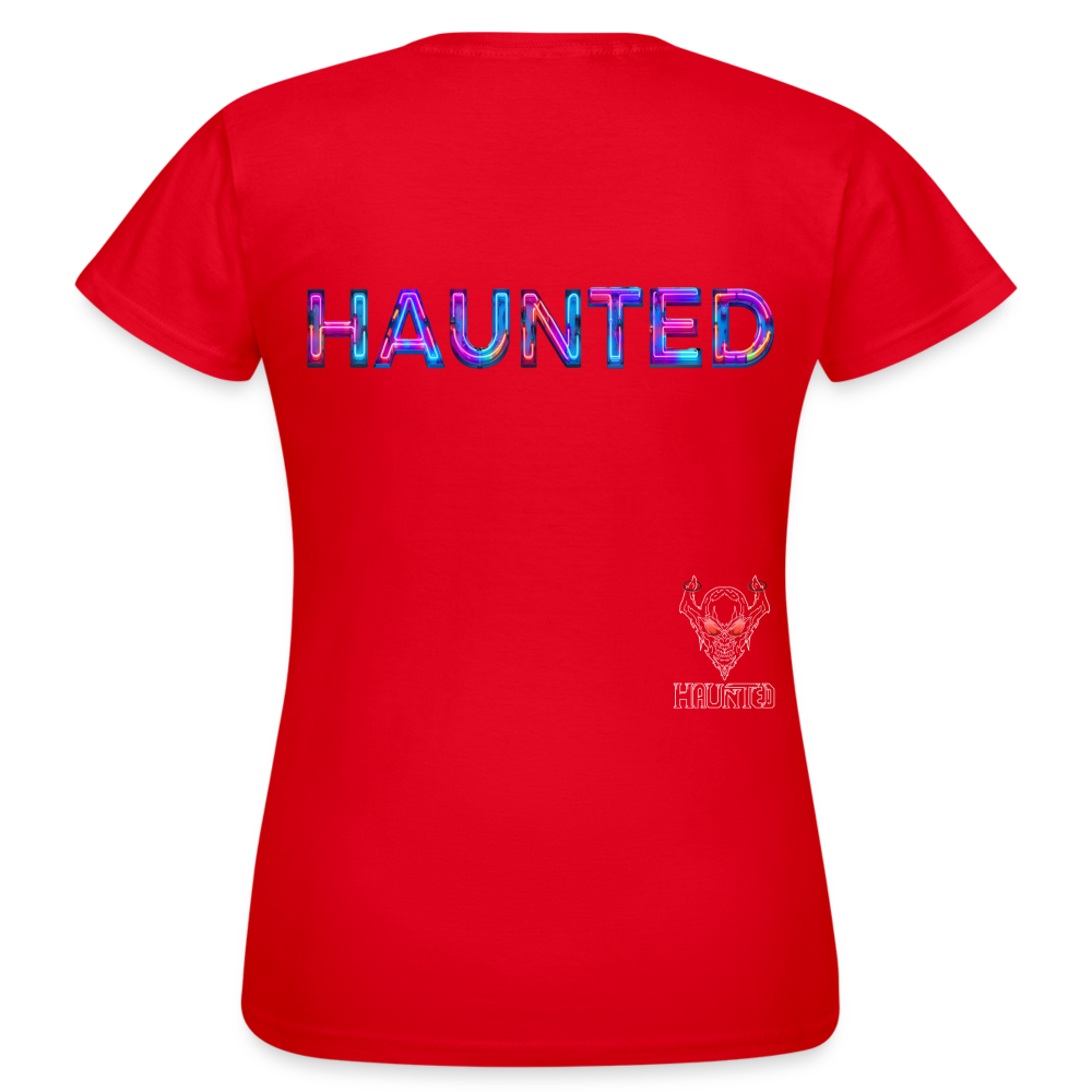 Women T-Shirt Neon Pulse Energy - Rot
