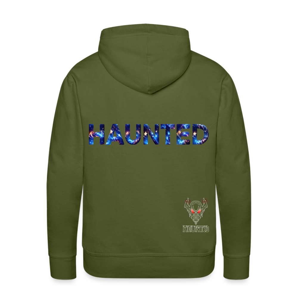 Men Hoodie Stellar Night Elixir - Olivgrün