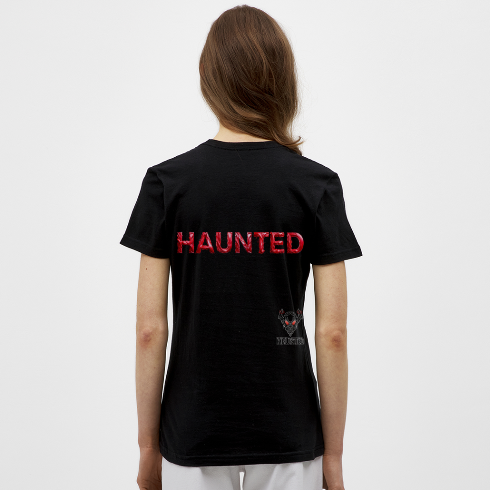 Women T-Shirt Crimson Silk Blaze - Schwarz