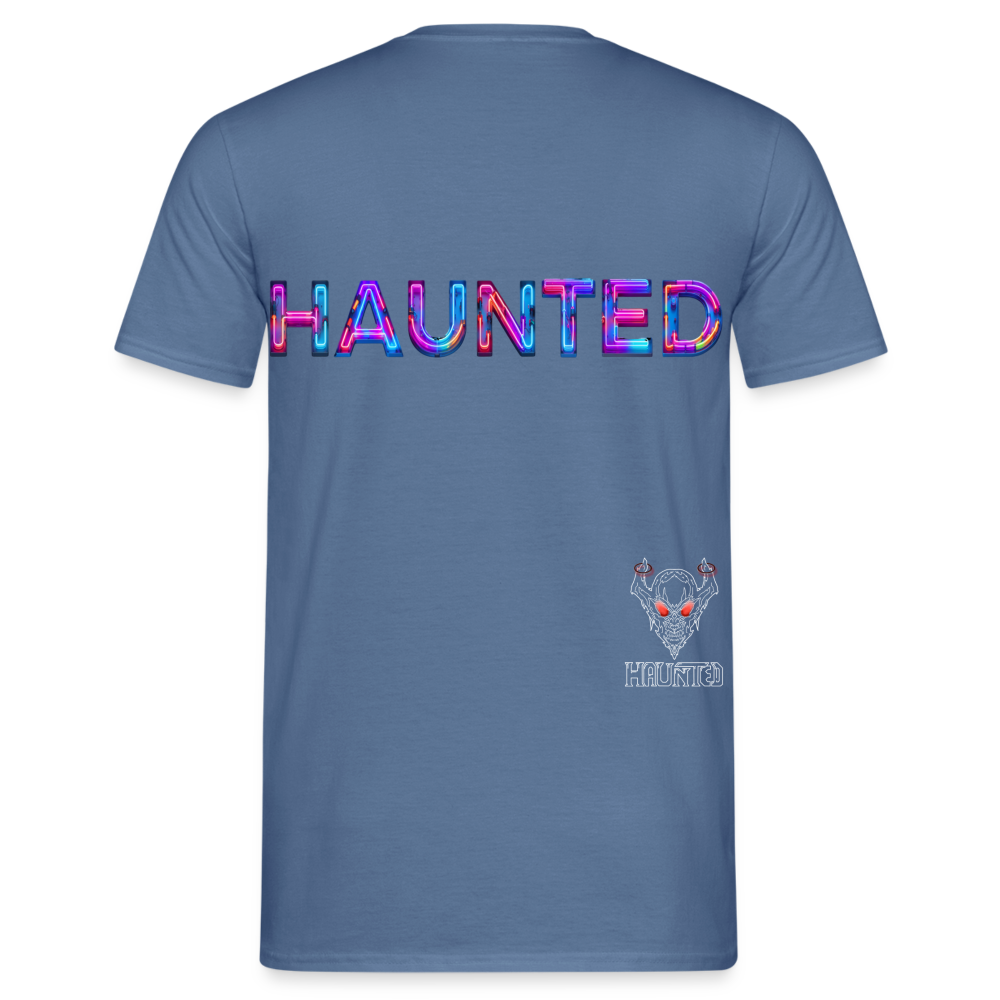 Men T-Shirt Neon Pulse Energy - Taubenblau 