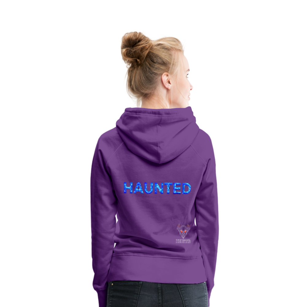 Women Hoodie Stellar Pulse Elixir - Purple