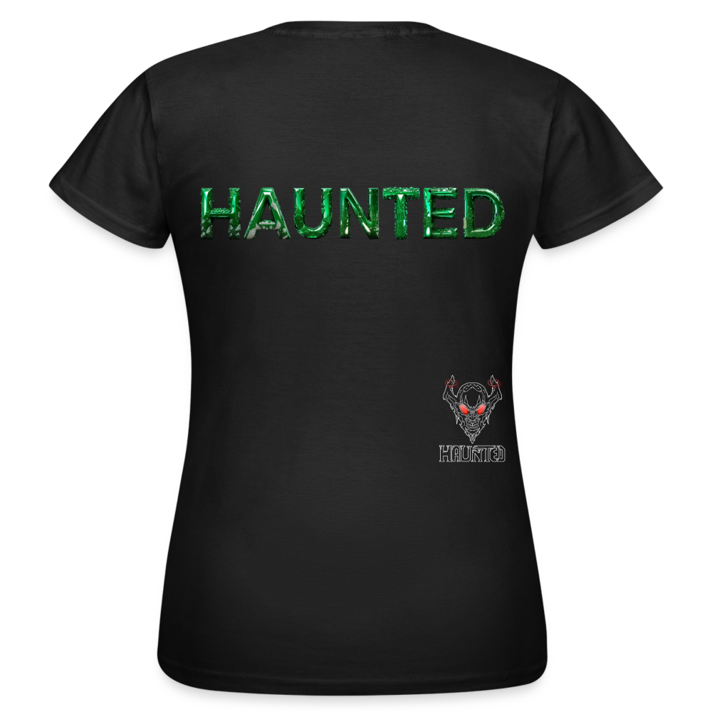 Women T-Shirt Mystic Emerald Dew - Schwarz