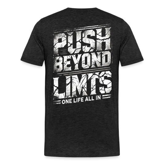 Men T-Shirt Push Beyond Limits - Anthrazit