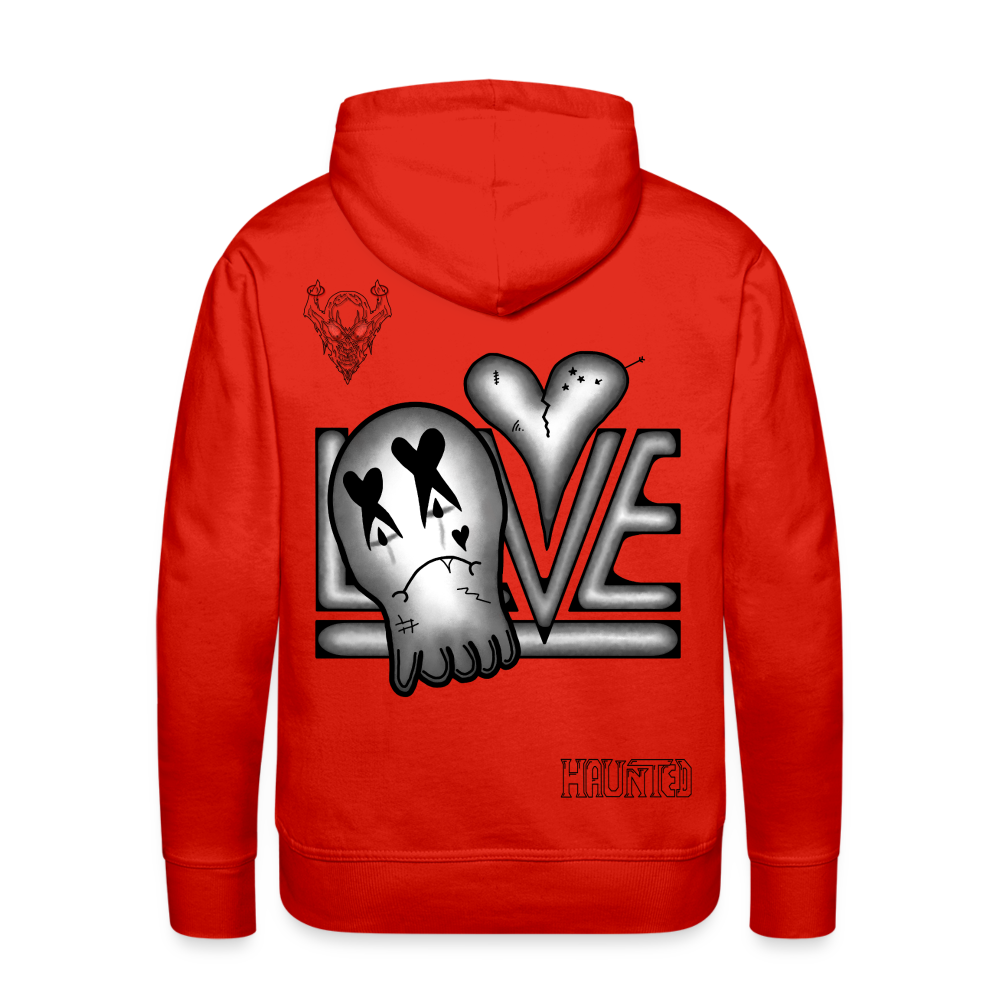 Man Hoodie LOVE - Rot