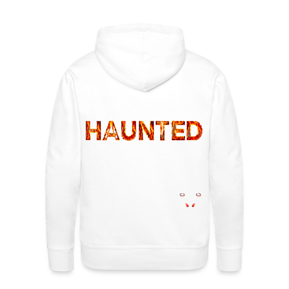 Men Hoodie Blazing Ember Fury - Weiß