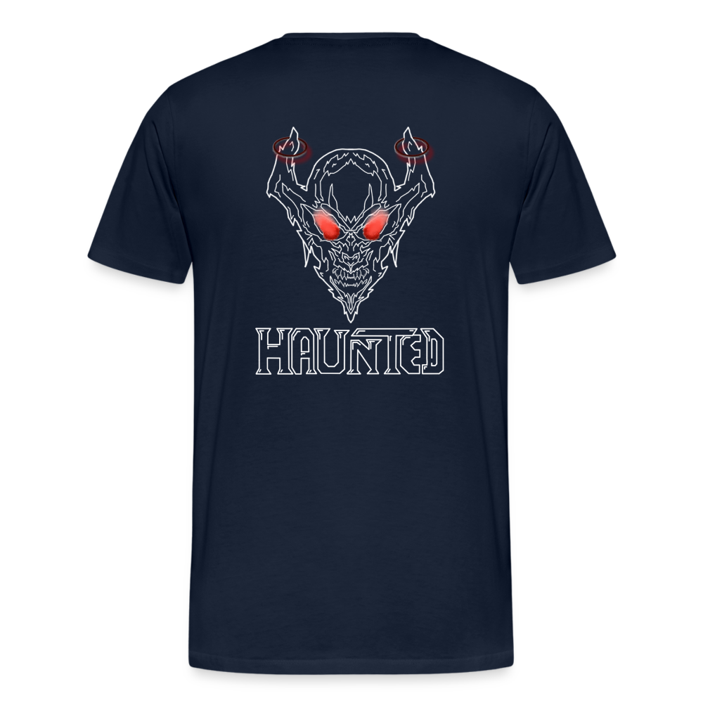 Men T-Shirt Deamon White - Navy