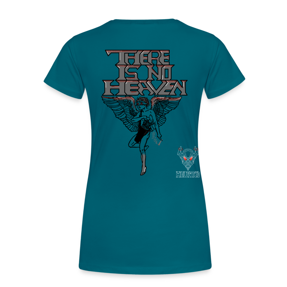 Woman T-Shirt There Is No Heaven bloody - Divablau