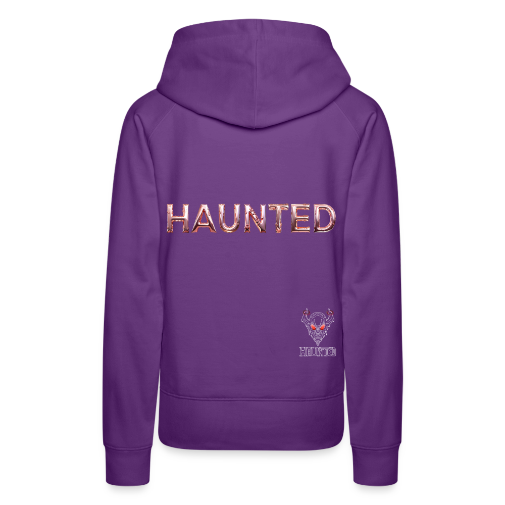 Women Hoodie Rose Gold Radiance - Purple