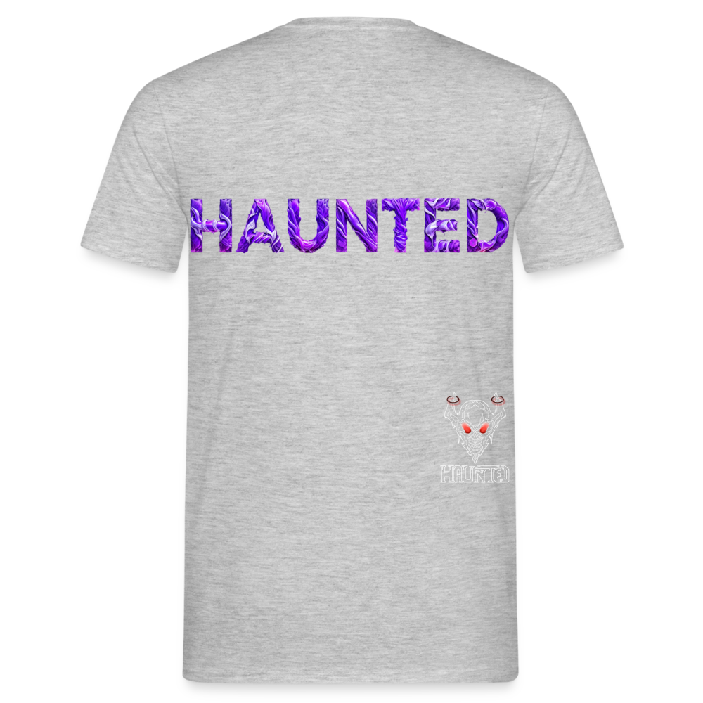 Men T-Shirt Violet Whispers Essence - Grau meliert
