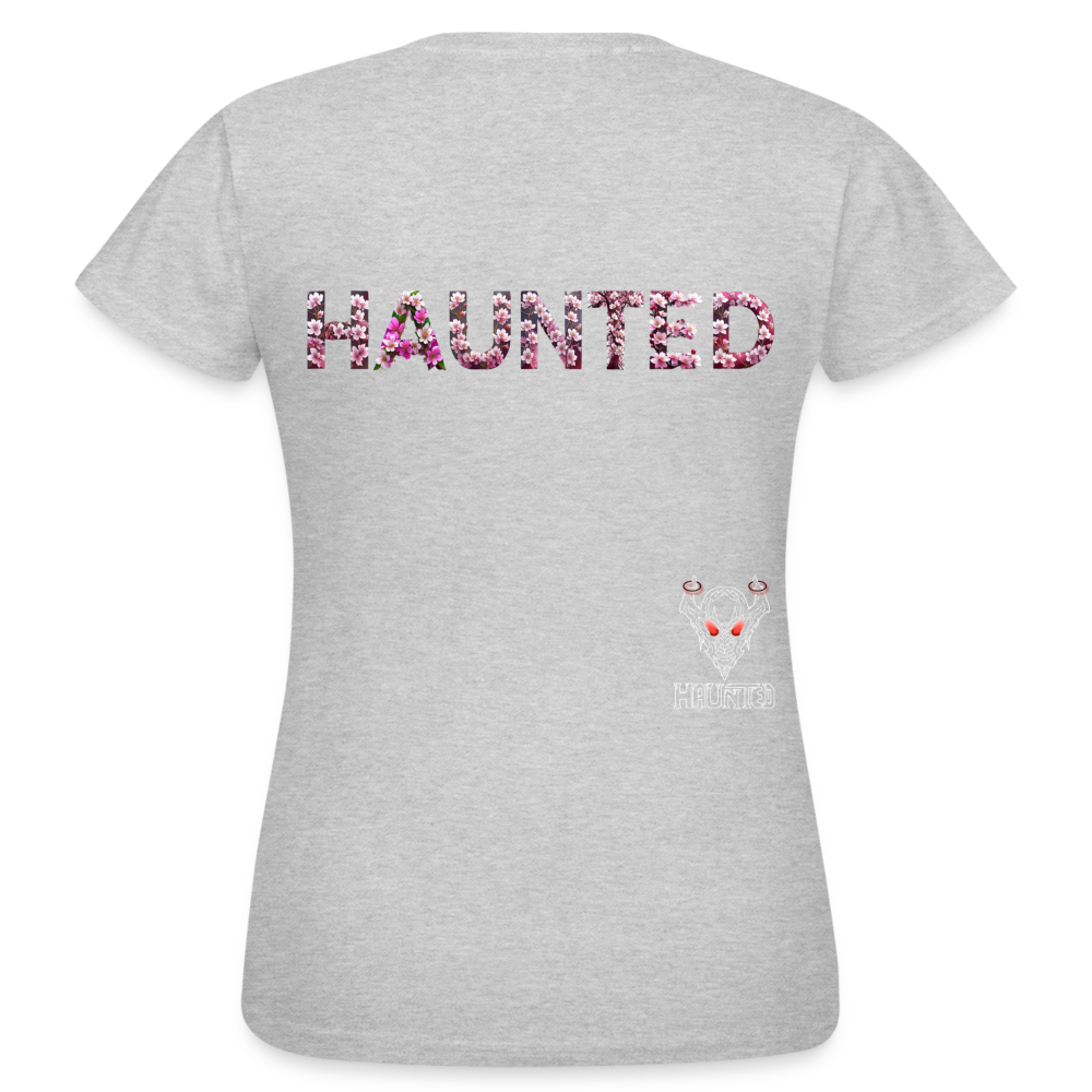 Women T-Shirt Blossom Ghost Mist - Grau meliert