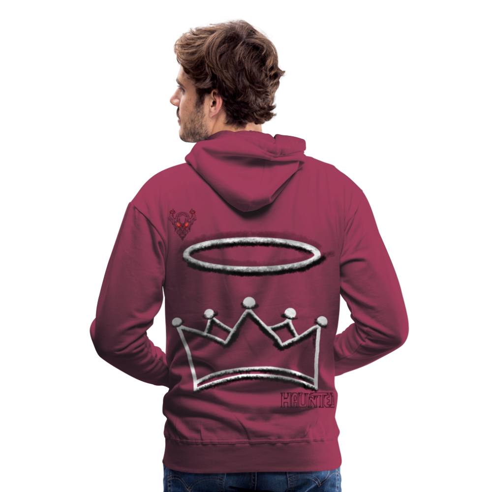 Man Hoodie Cown and Ring Dark - Bordeaux