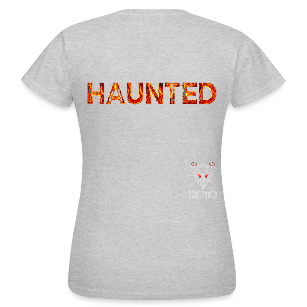 Women T-Shirt Blazing Ember Fury - Grau meliert