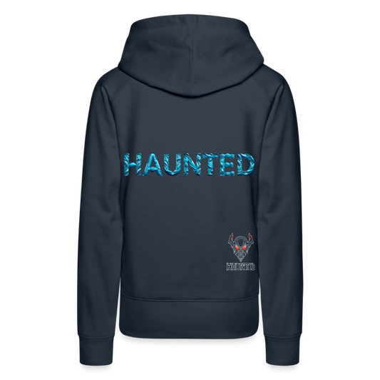 Women Hoodie Aqua Depth Elixir - Navy