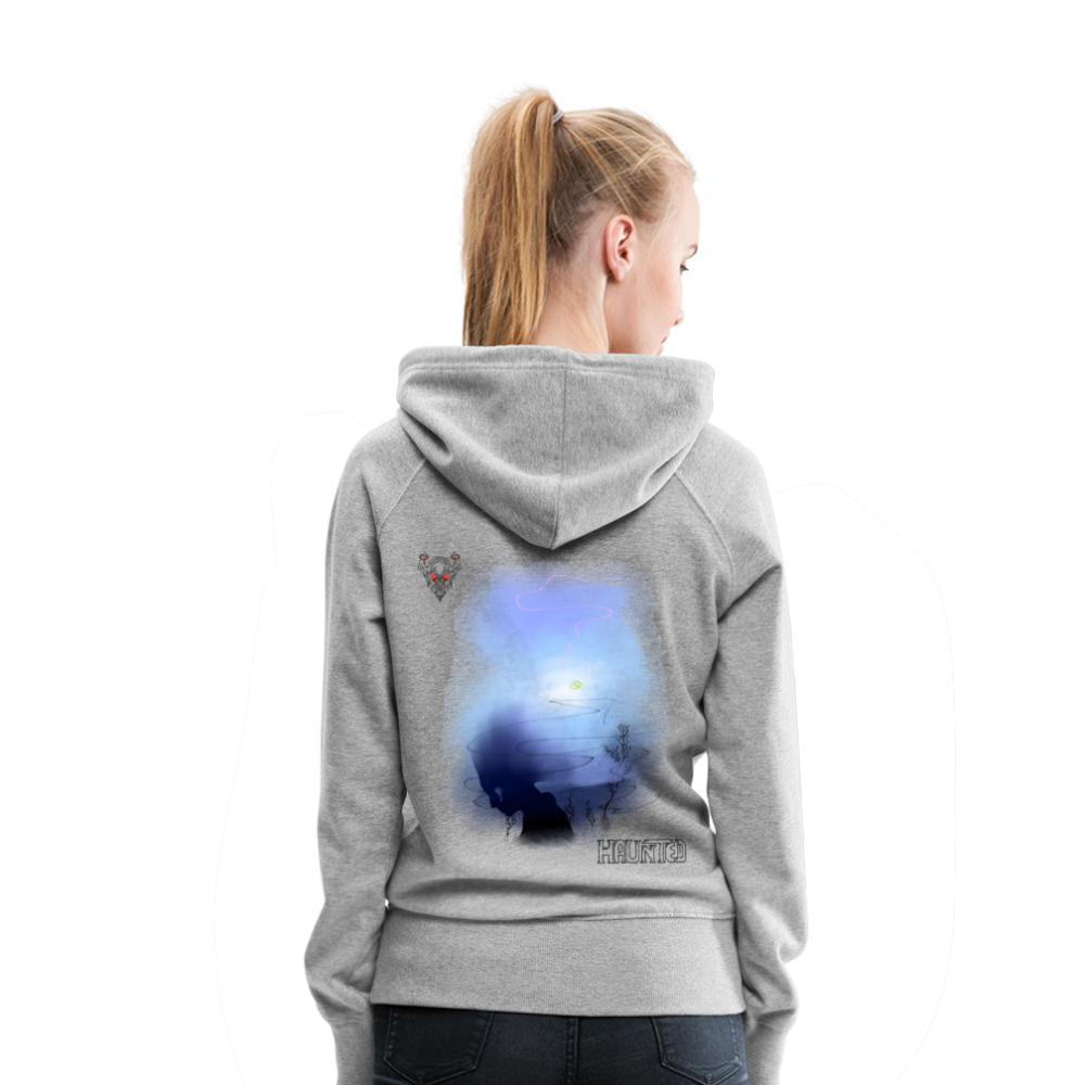 Woman Hoodie Drowning - Grau meliert