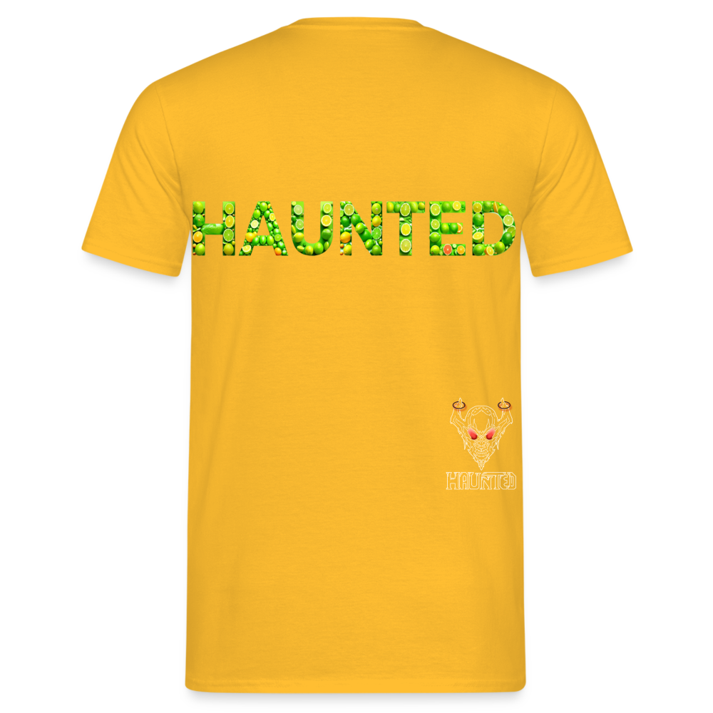 Männer T-Shirt Citrus Burst Splash - Gelb
