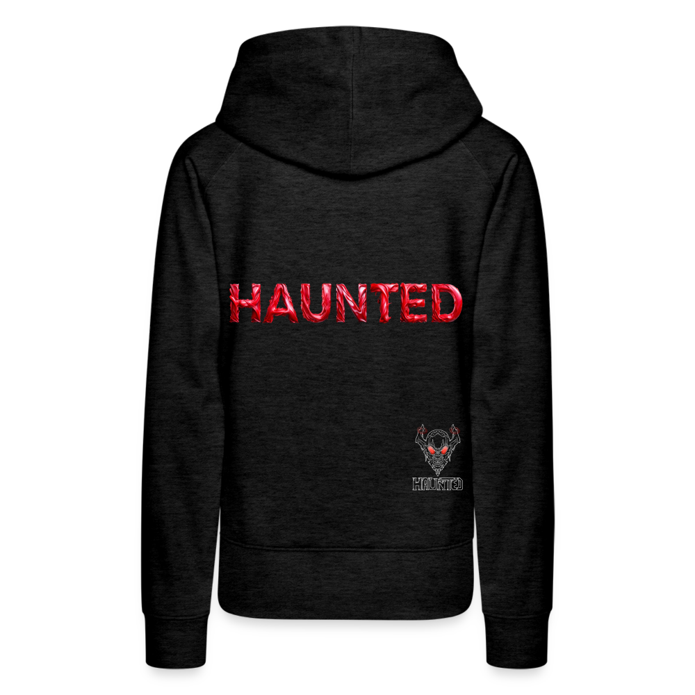 Women Hoodie Crimson Silk Blaze - Anthrazit
