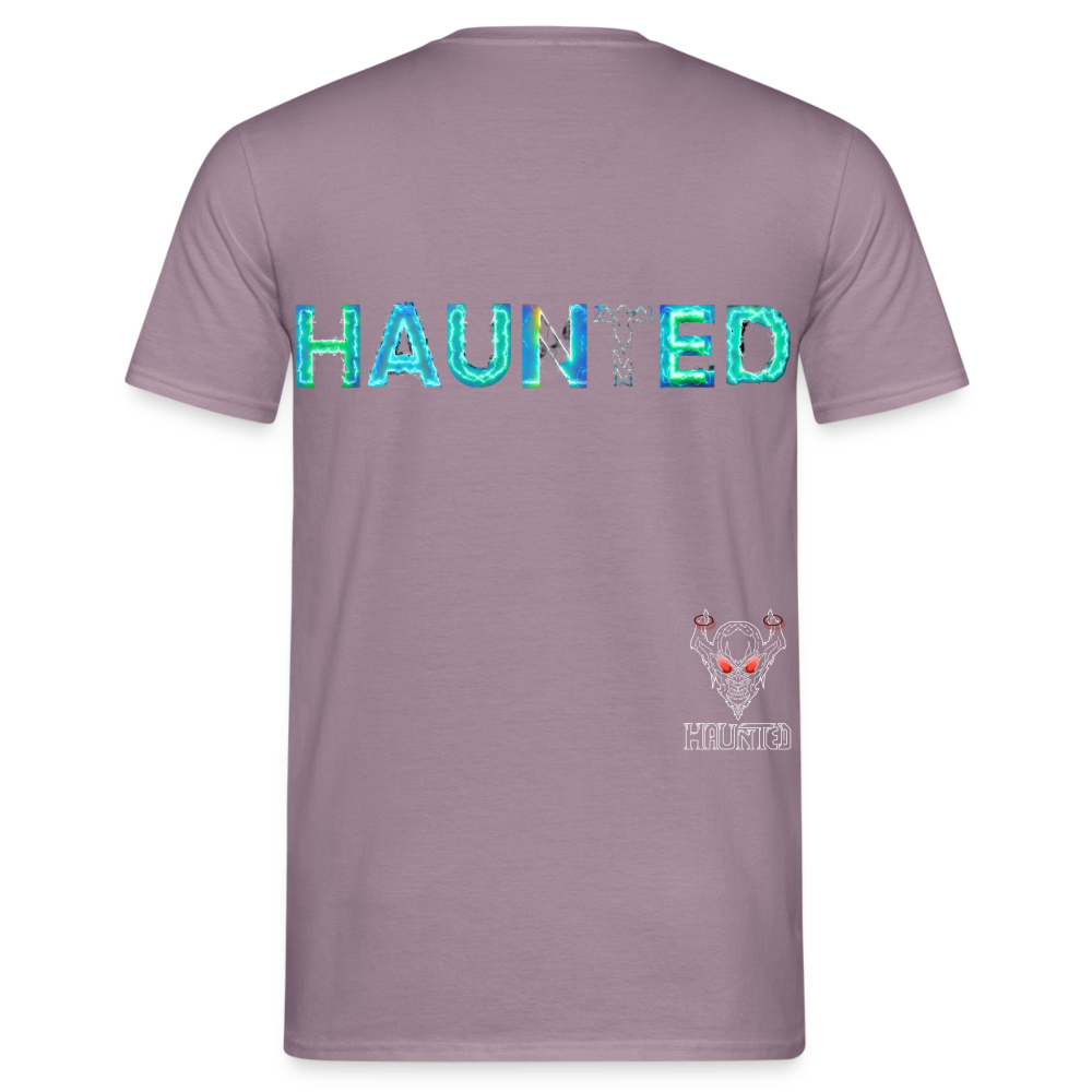Men T-Shirt Neon Surge Aura - Lilagrau 
