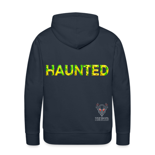 Men Hoodie Citrus Jungle Splash - Navy