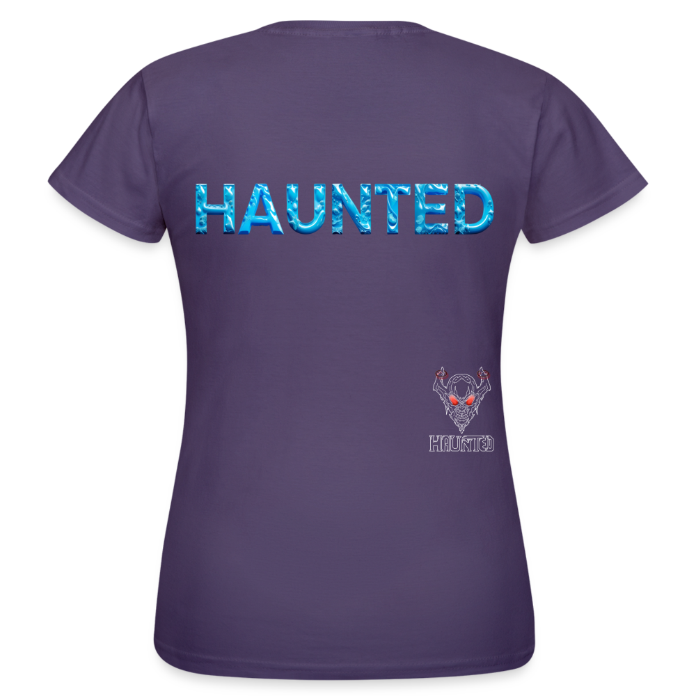 Women T-Shirt Aqua Spirit Flow - Dunkellila