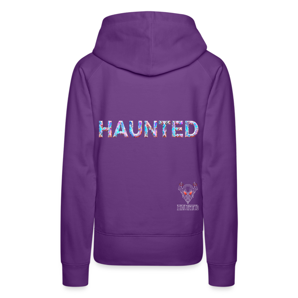 Women Hoodie Opal Aura Mist - Purple