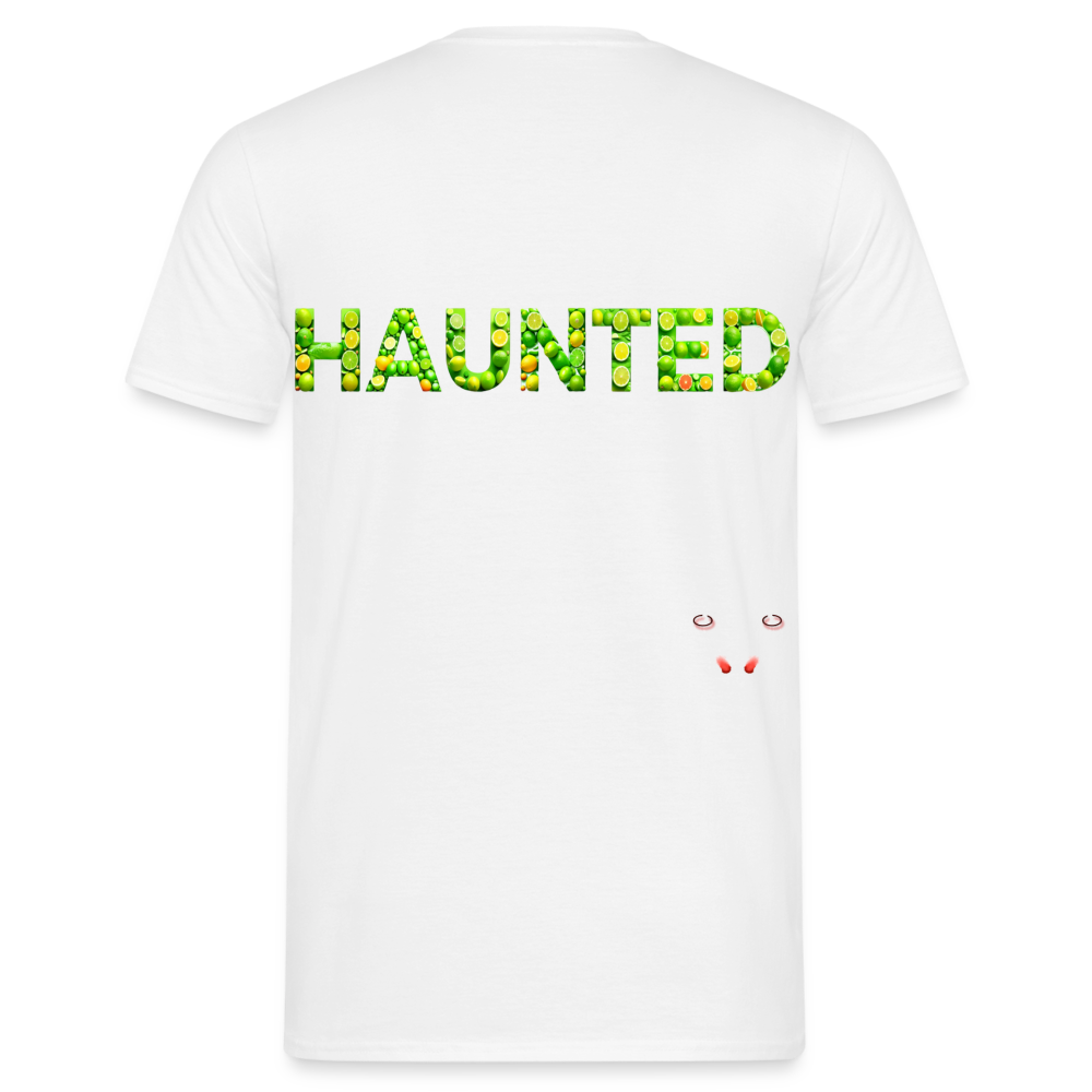 Männer T-Shirt Citrus Burst Splash - Weiß
