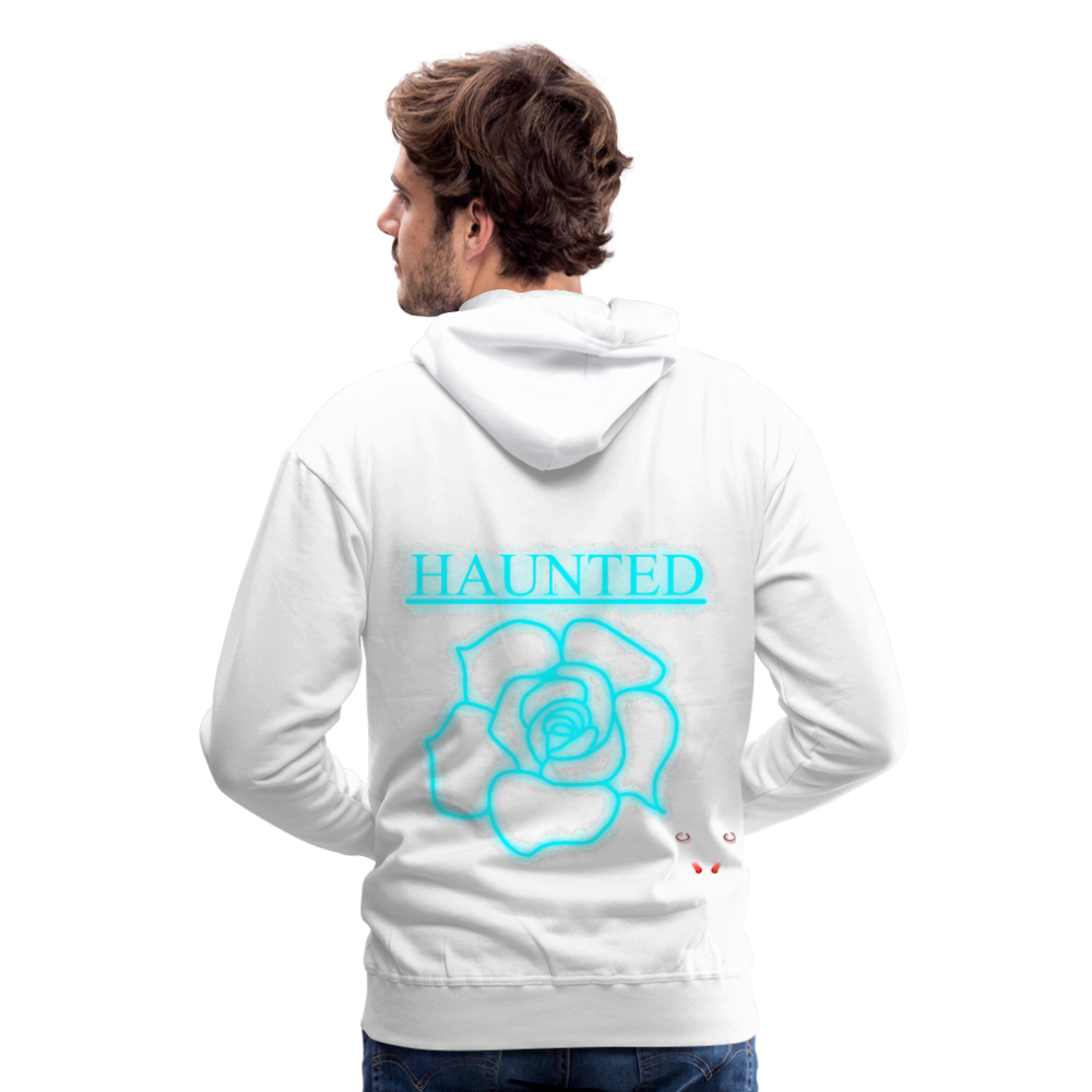 Men Hoodie Original Neon Rose - Weiß