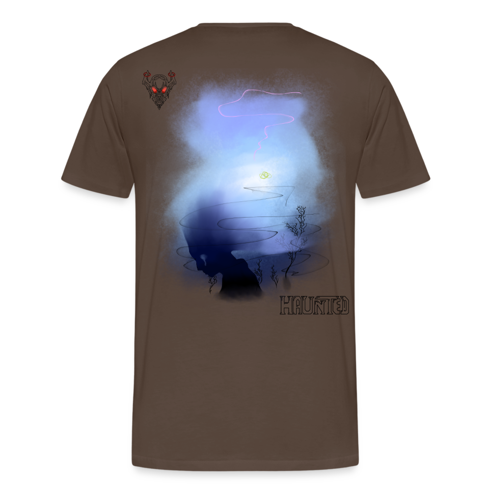 Man T-Shirt Fading - Edelbraun