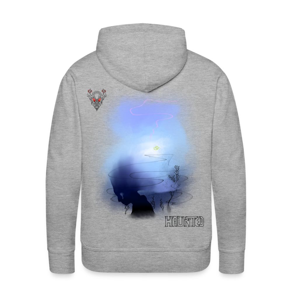 Men Hoodie Drowning - Grau meliert