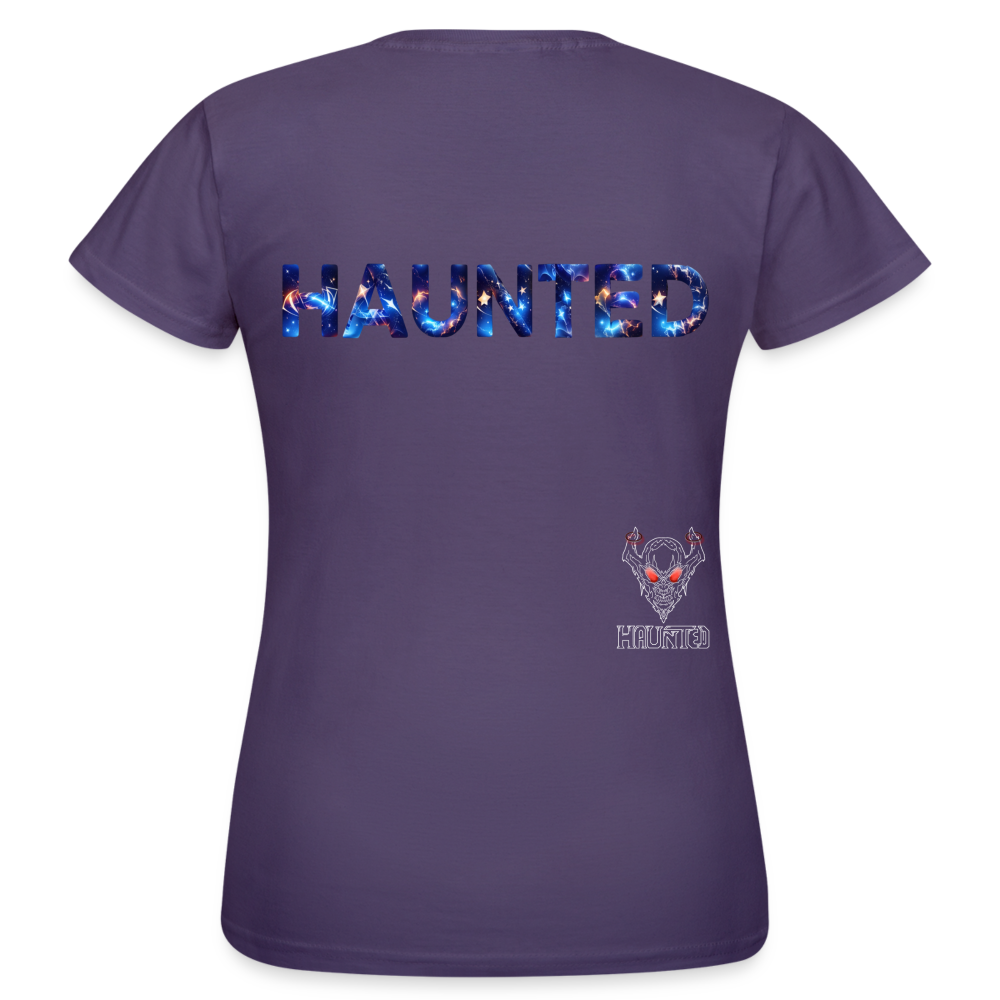 Women T-Shirt Stellar Night Elixir - Dunkellila