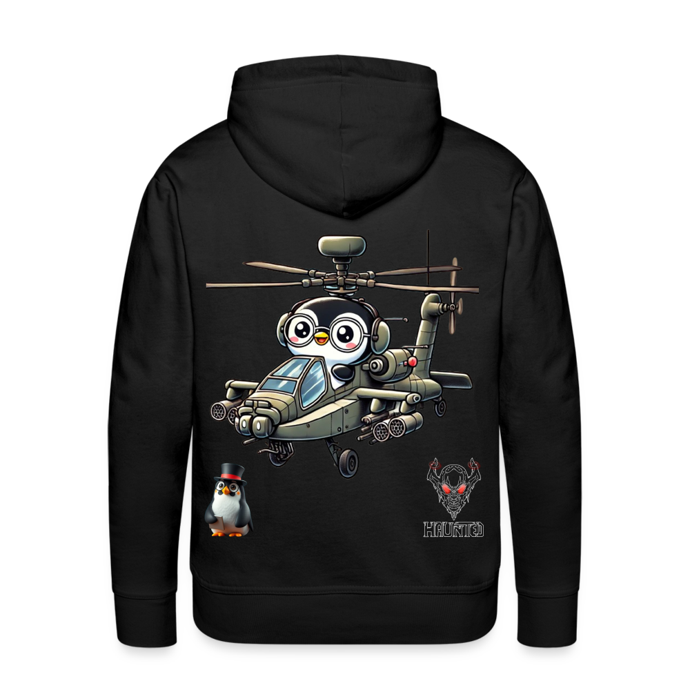Men Hoodie KasPenguin in Apache - Schwarz