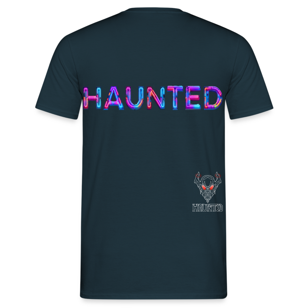 Men T-Shirt Neon Pulse Energy - Navy