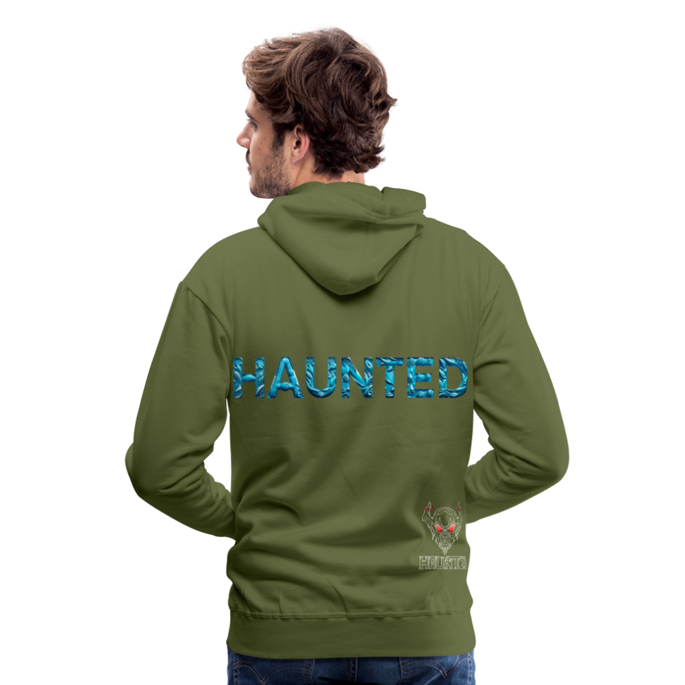 Men Hoodie Aqua Depth Elixir - Olivgrün