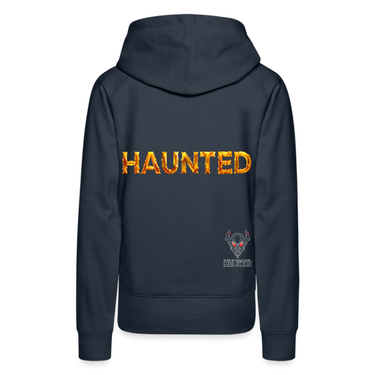 Women Hoodie Golden Nectar Glow - Navy