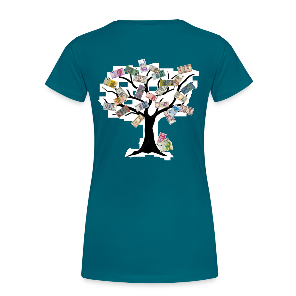 Women T-Shirt Money Tree - Divablau