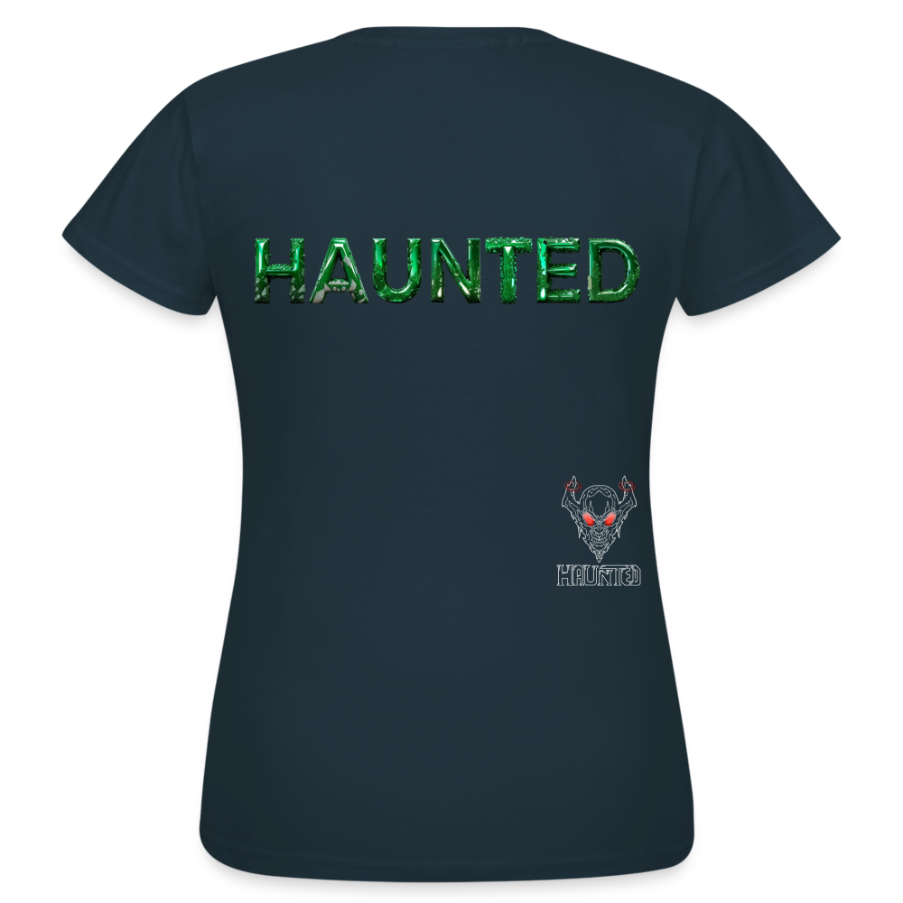 Women T-Shirt Mystic Emerald Dew - Navy