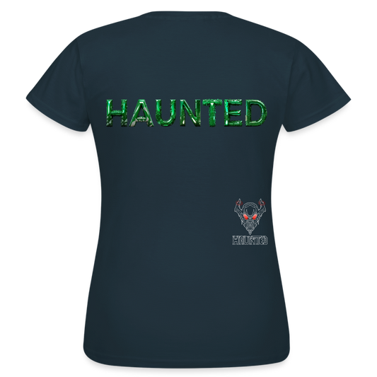 Women T-Shirt Mystic Emerald Dew - Navy