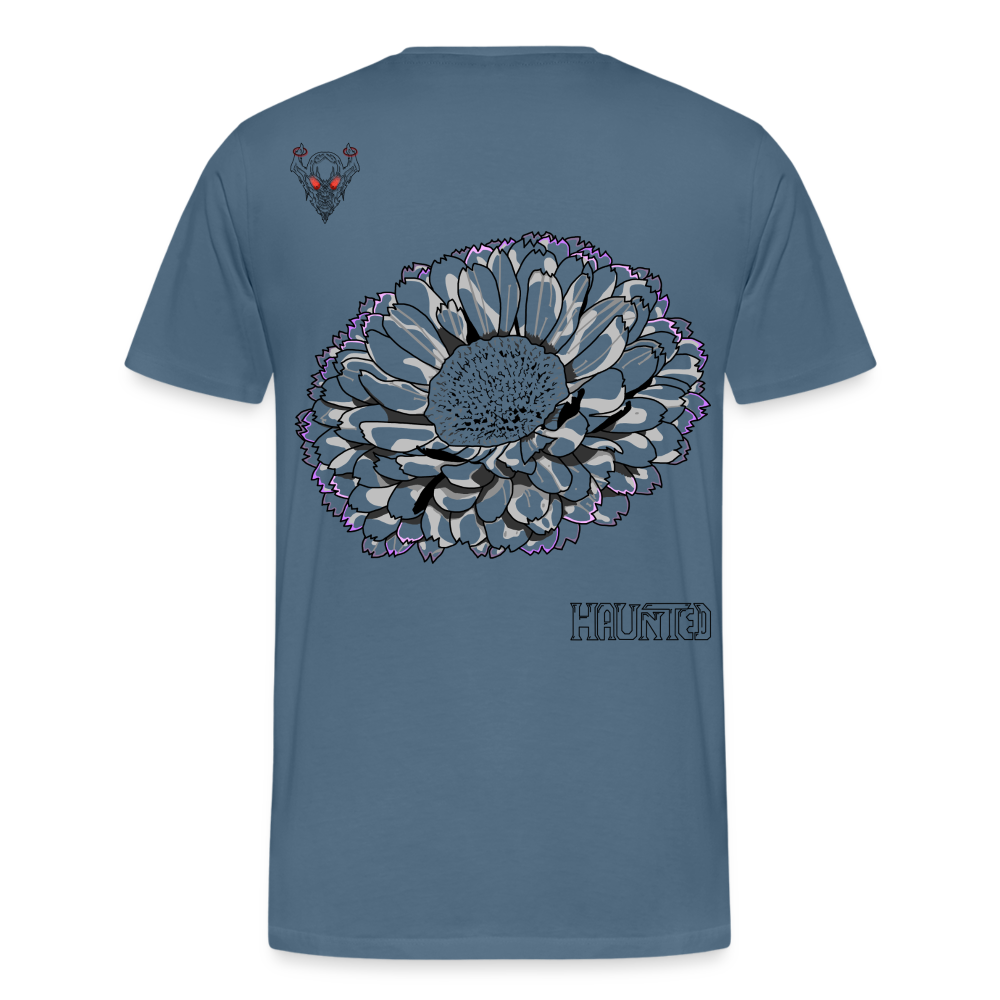 Man T-Shirt Calendula - Blaugrau