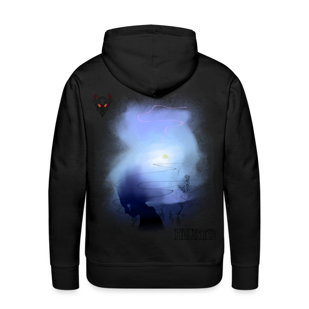 Men Hoodie Drowning - Schwarz