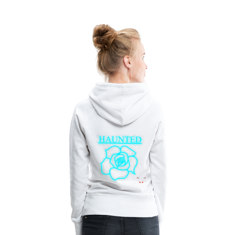 Women Hoodie Original Neon Rose - Weiß