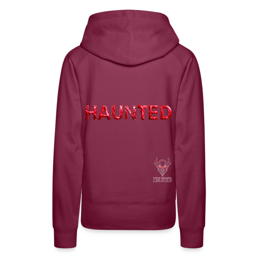 Women Hoodie Crimson Silk Blaze - Bordeaux