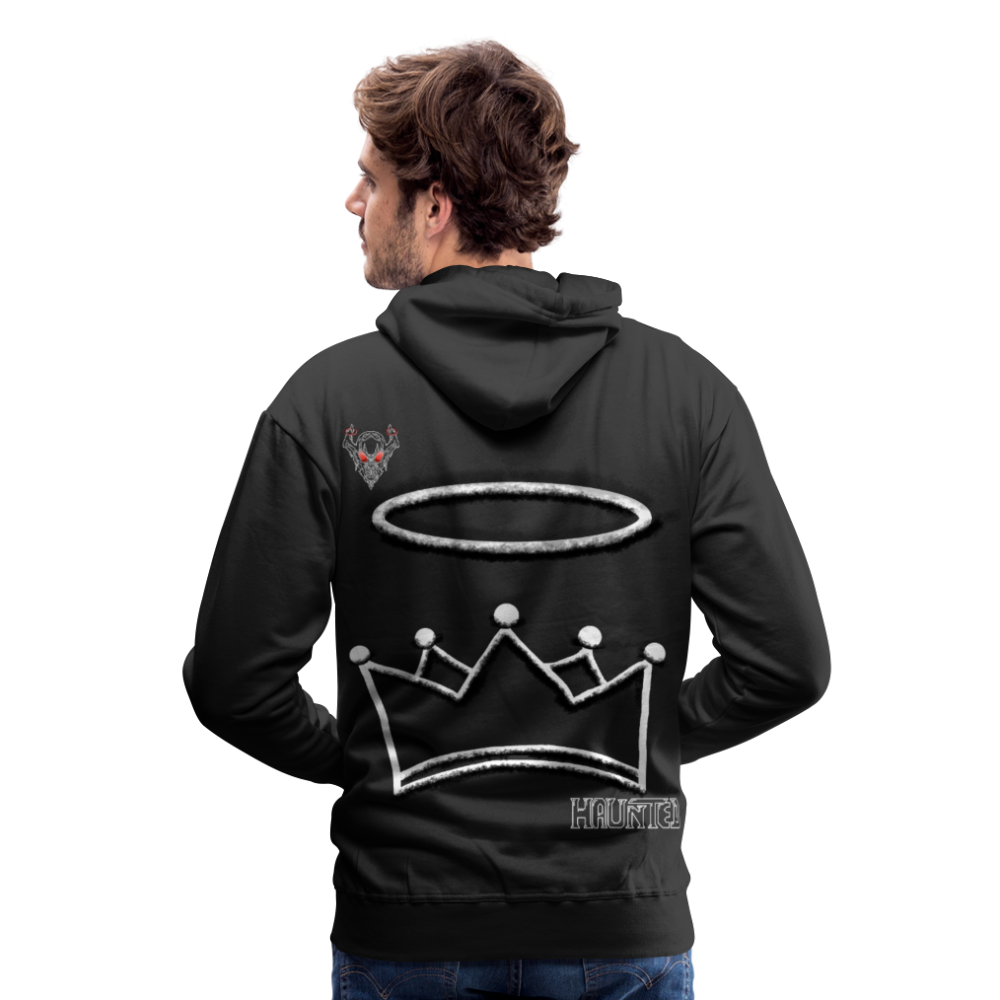 Man Hoodie Crown and Ring Light - Schwarz