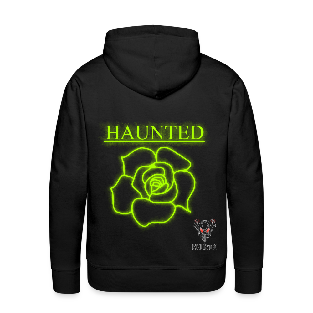 Men Hoodie Poison Neon Rose - Schwarz