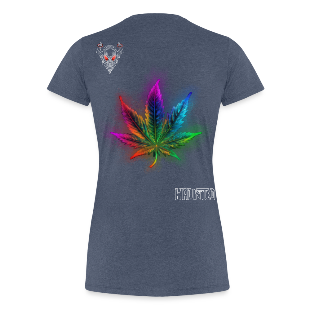 Woman T-Shirt La Bonne Beuh - Blau meliert