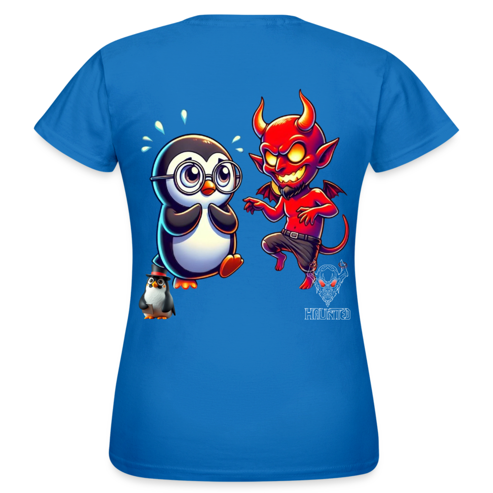Women T-Shirt Dancing with Devil - Royalblau