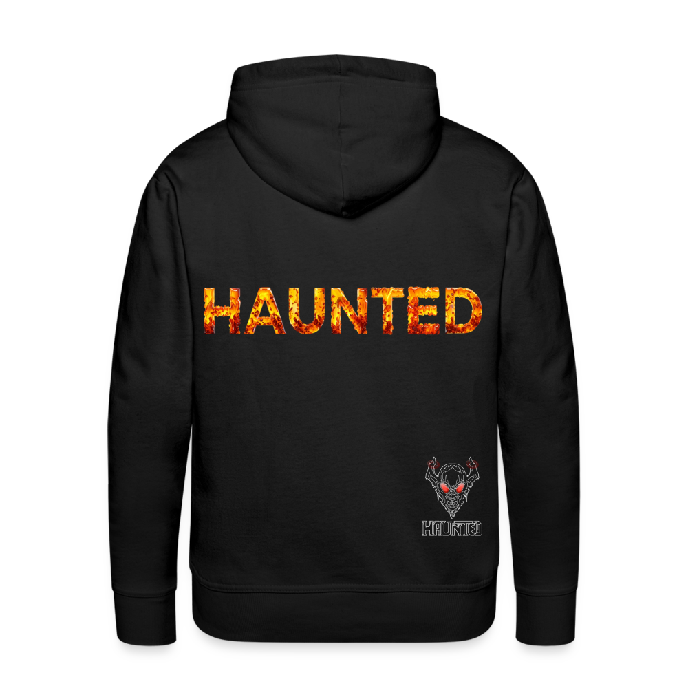 Men Hoodie Amber Flame Essence - Schwarz