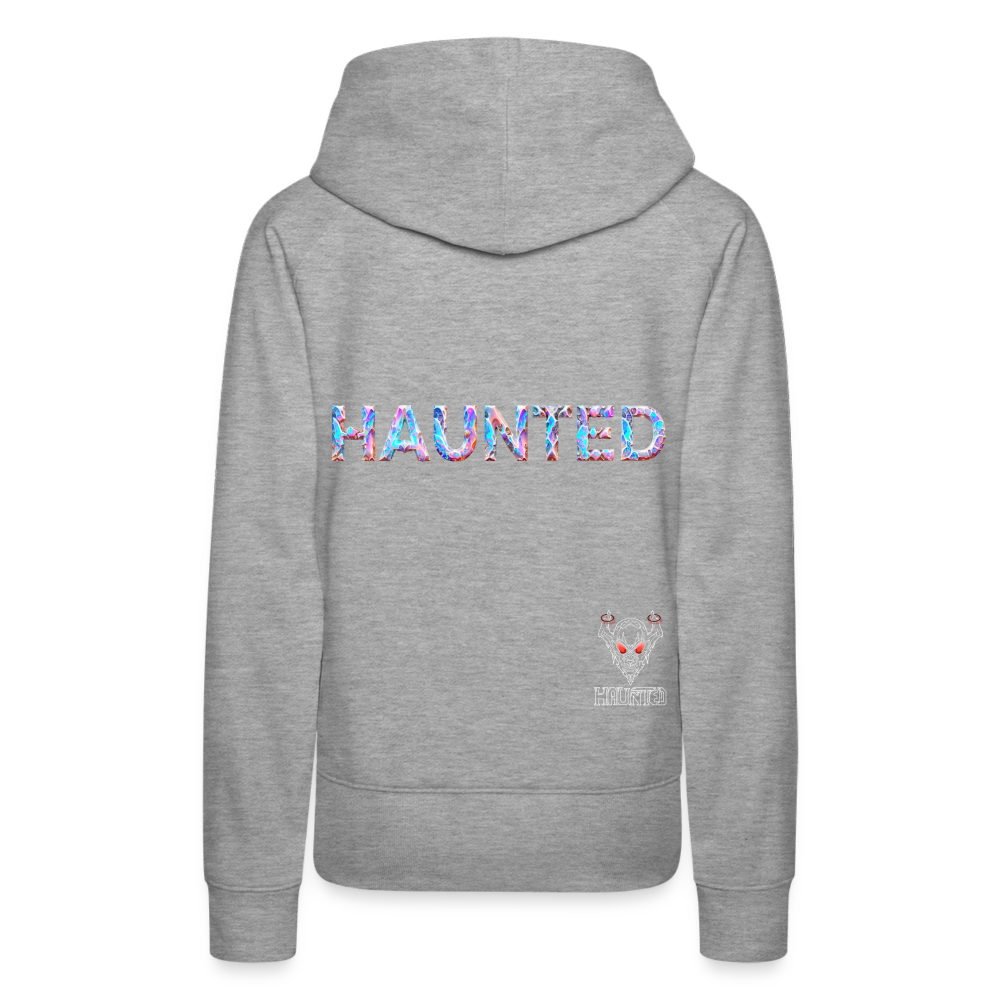 Women Hoodie Opal Aura Mist - Grau meliert